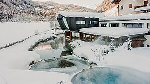 Wundervolle winterlandschaft in Tirol im Familienhotel Alphotel Tyrol. 