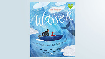 Das Cover der Kinderbuches Wasser Wo kommt es her Wo fließt es hin für Kinder ab 6 Jahren