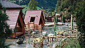 Wasserspielplatz auf dem Hotelgelände vom Familotel Habachklause 