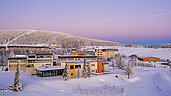 Familienhotel Elldus Resort im Erzgebirge Ansicht im Winter