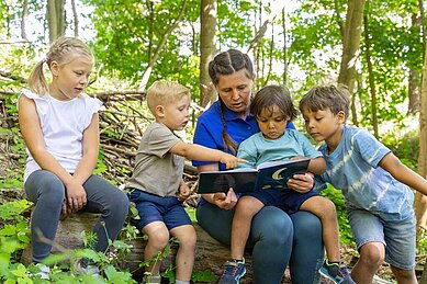 Kinderbetreuung in der Natur im Familienhotel Family Club Harz