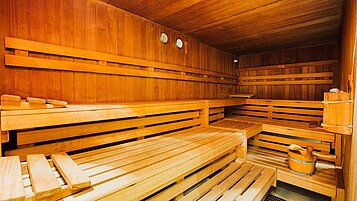 Sauna im Familienhotel Kinderhotel Sailer in Pitztal.