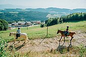 Ausritt in der Natur rund um das Familien Resort Petschnighof