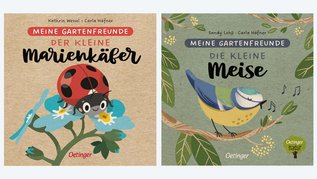 Kinderbücher ab 18 Monaten Meine Gartenfreunde mit Marienkäfer, Meise, Igel und Biene