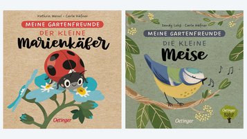 Kinderbücher ab 18 Monaten Meine Gartenfreunde mit Marienkäfer, Meise, Igel und Biene