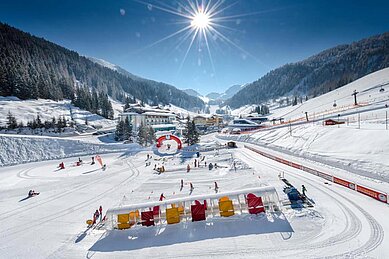 Wunderschöne Winterlandschaft rund um das Familienhotel Zauchenseehof im Salzburger Land