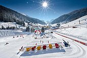 Wunderschöne Winterlandschaft rund um das Familienhotel Zauchenseehof im Salzburger Land