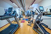 Der Fitnessraum im Familienhotel Zauchenseehof im Salzburger Land