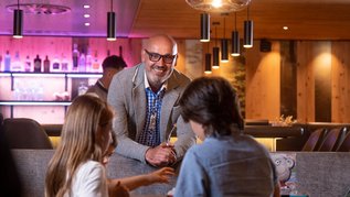 Gastgeber des Familienhotels Das Bayrischzell Herr Kirchhoff.