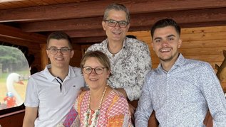 Die Gastgeberfamilie Borchard vom Familienhotel Borchards Rookhus an der Mecklenburgische Seenplatte