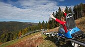 Die Sommerrodelbahn in Todtnauberg in der Nähe vom im Familienhotel Engel im Schwarzwald