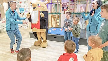 Kinderbetreuung im Happy-Club des Familienhotels Gorfion