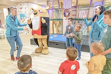 Kinderbetreuung im Happy-Club des Familienhotels Gorfion