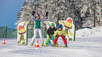 Kinderskischule im Familienhotel Aigo welcome family in Oberösterreich