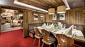 Der Frühstücks- und Restaurantbereich im Familienhotel Zauchenseehof im Salzburger Land