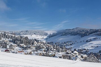 Winterlandschaft im Schwarzwald.